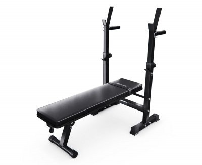 Усиленная скамья со стойками под штангу DFC MELKINMKBP01 | Premium Fitness