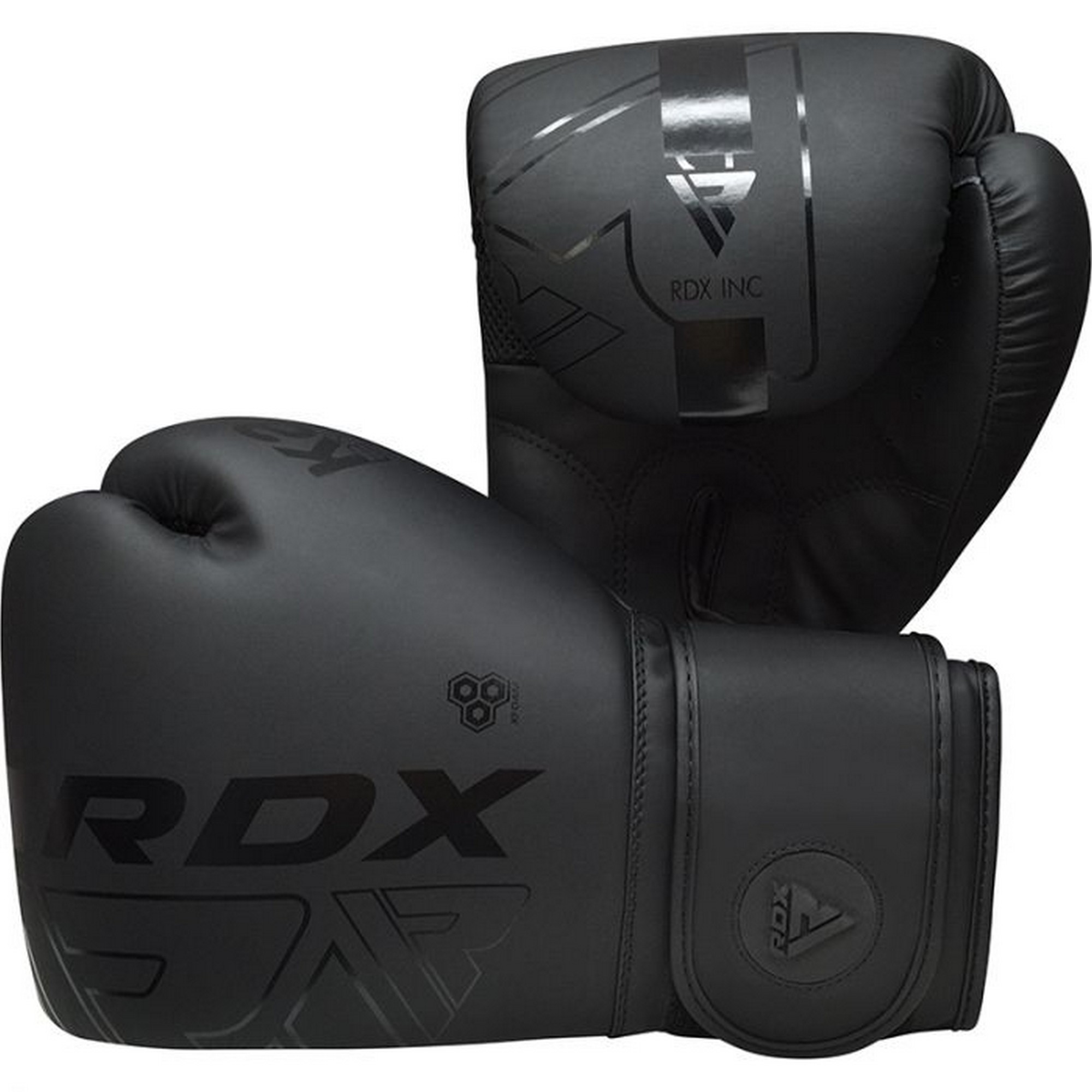 Перчатки тренировочные RDX BGR-F6MB-8OZ черный матовый