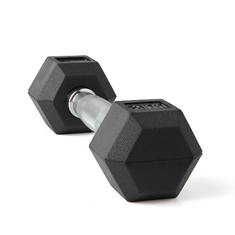 Гантель шестигранная обрезиненная Harper Gym NT162