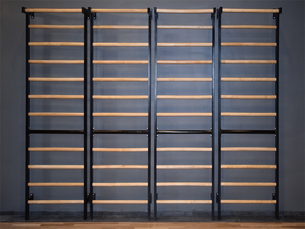 Шведская стенка металл/береза размер 2600х800 мм  | Premium Fitness