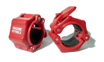 Замки олимпийские Original Fit.Tools пластиковые, пара FT-JKK02 красные