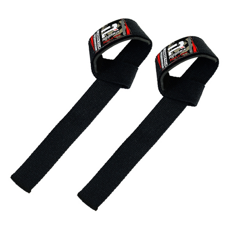 Ремни для тяги Roomaif RWS-605 Black | Premium Fitness