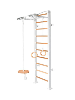 Детский спортивный комплекс Perfetto Sport "Scala in legno" bianco-naturale PS-112