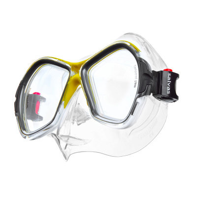 Маска для плавания профессиональная Salvas Phoenix Mask CA520S2GYSTH желтый