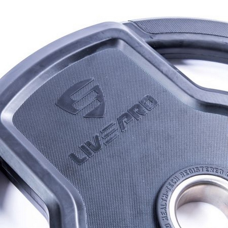 Обрезиненный диск 1,25 кг Live Pro Premium Rubber LP8330-1.25