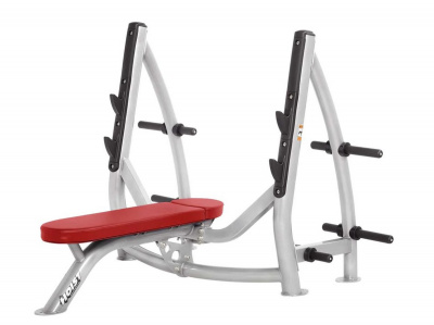Олимпийская скамья с держателями дисков Hoist CF-3170 | Premium Fitness