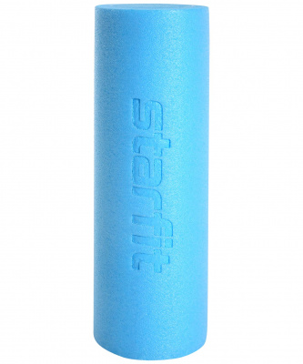Ролик для йоги и пилатеса 15x45см Star Fit Core, EVA FA-501 синий пастель