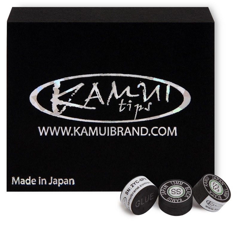 Наклейка для кия Kamui Black d13мм Super Soft 1шт 03103