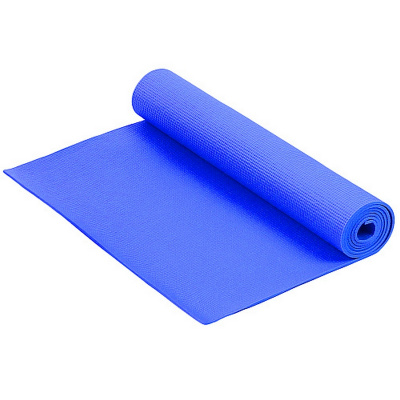 Коврик для фитнеса и йоги 173х61х0,4см Larsen PVC, синий