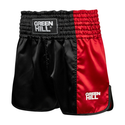 Шорты для кикбоксинга Green Hill RING BS-10694RU чёрно-красный