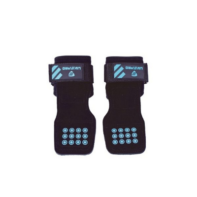Накладки для хвата Live Pro Power Strap, пара LP8703 черный\синий | Premium Fitness