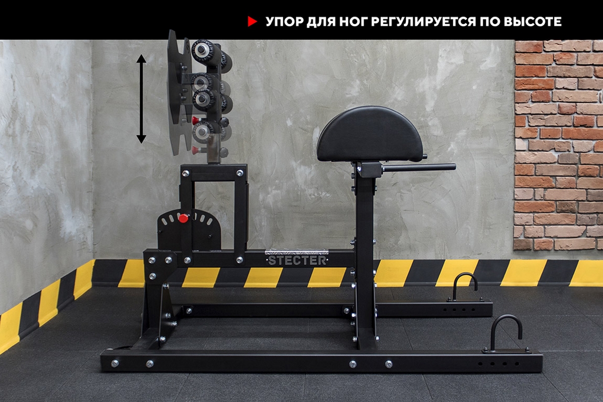 Stecter Гиперэкстензия GHD (римский стул) | Premium Fitness
