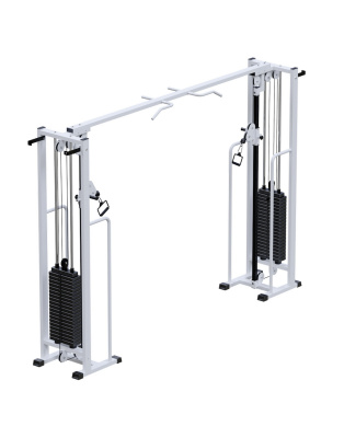 Кроссовер на базе блочной рамы AR081 2х100 кг ARMS (стек 2х100кг) | Premium Fitness