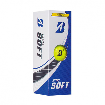 Мяч для гольфа, 3 шт\уп Bridgestone 23 Extra Soft BGBXCYXJ желтый