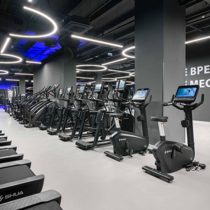 Тренажер-лестница DHZ ANYFIT AI-5(Touchscreen display) — фото профессионального тренажёра-лестницы