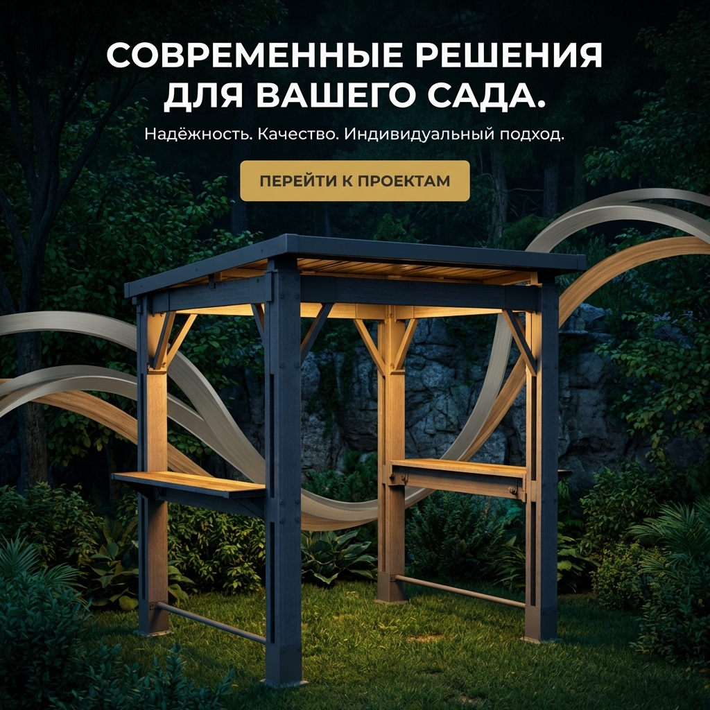 Беседки из пластика