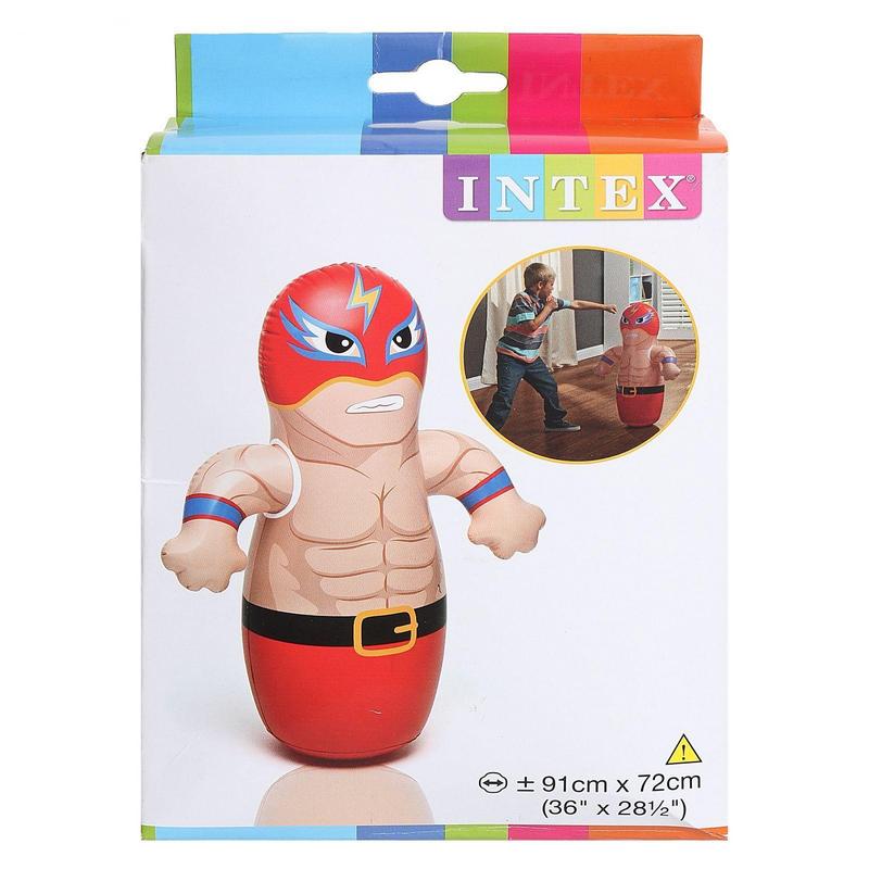 Надувная игрушка-неваляшка Боксер и Борец 2 вида, от 3 лет Intex 44672