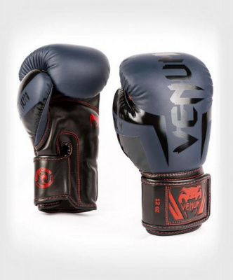 Перчатки Venum Elite 1392-575-12oz синий\черный\красный