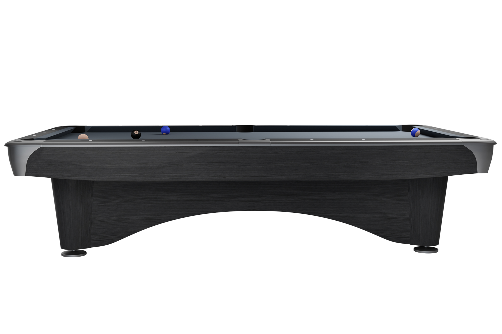Бильярдный стол для пула, 8 ф Dynamic Billard Dynamic III55.100.08.7 серый
