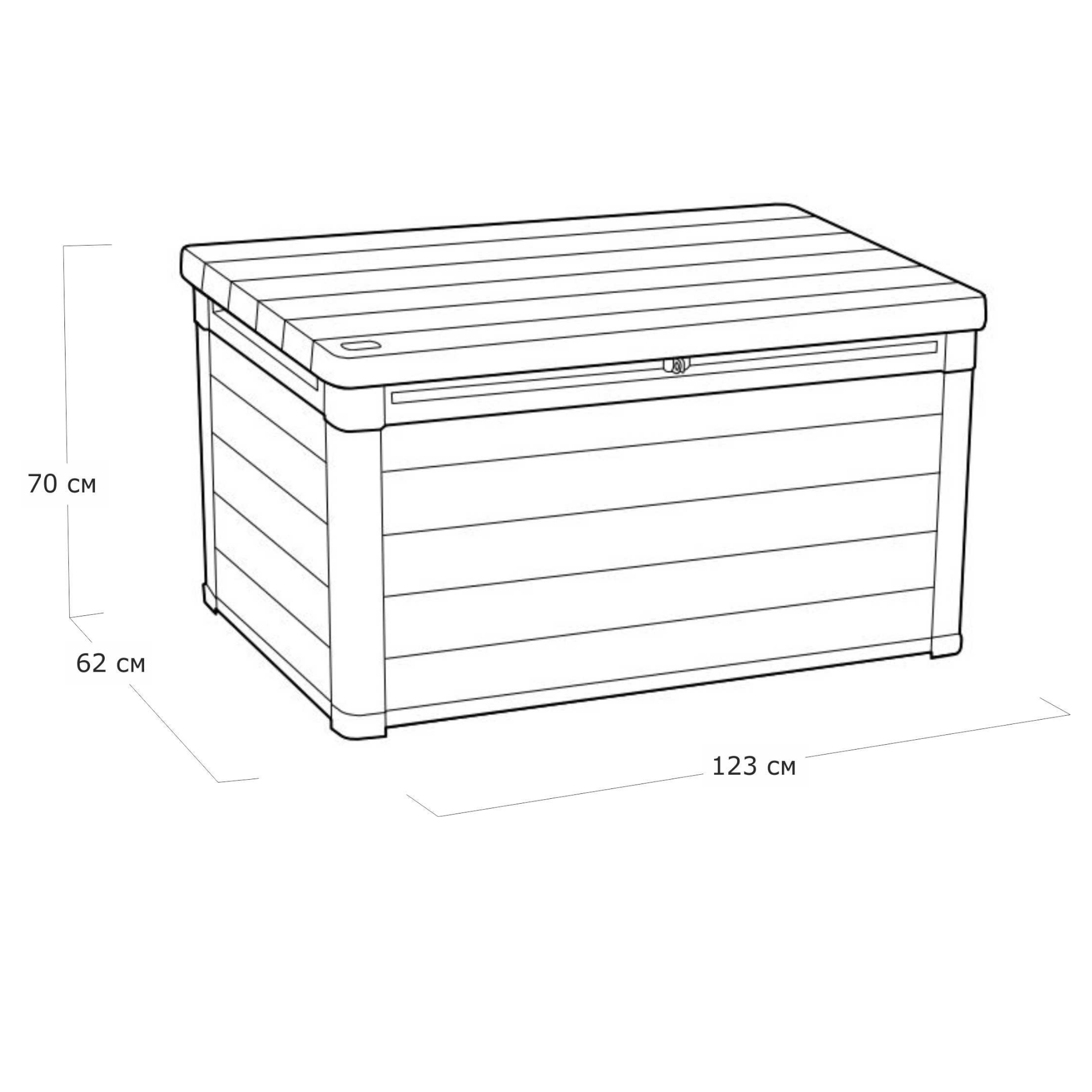 Сундук Денали 380 л Denali DuoTech Deck Box