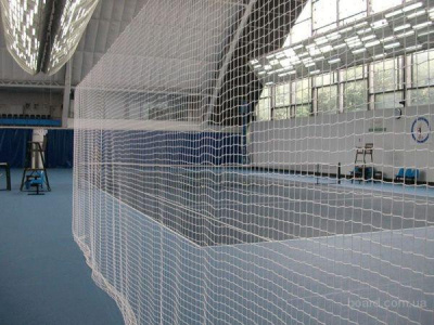 Сетка заградительная яч.100*100 нить 5,0 мм (белый) (капрон) ПА Zavodsporta