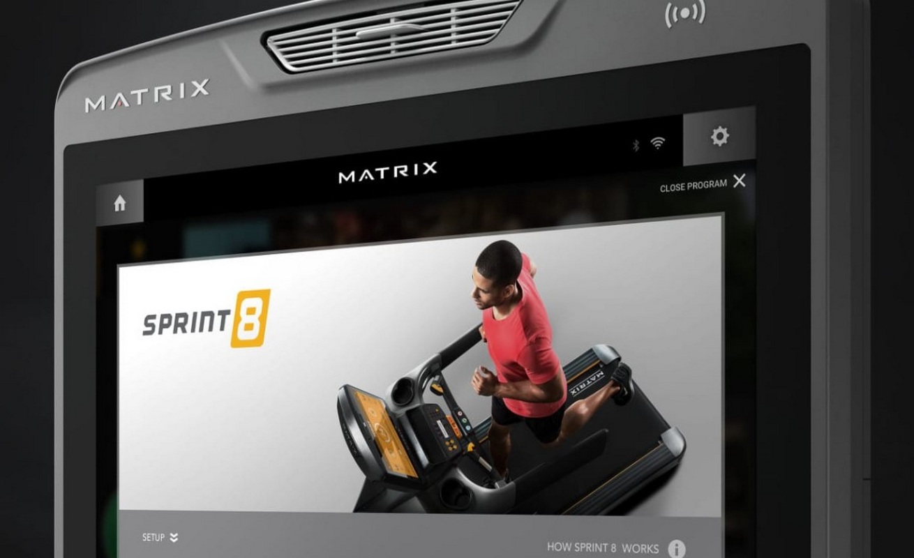 Горизонтальный велотренажер Matrix Performance с консолью Touch Base R-PS-F/TOUCH BASE-C