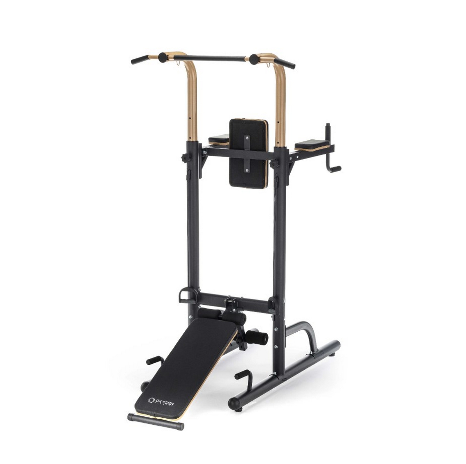 Турник 3 в 1 со скамьей домашний Oxygen Fitness LOGAN | Premium Fitness