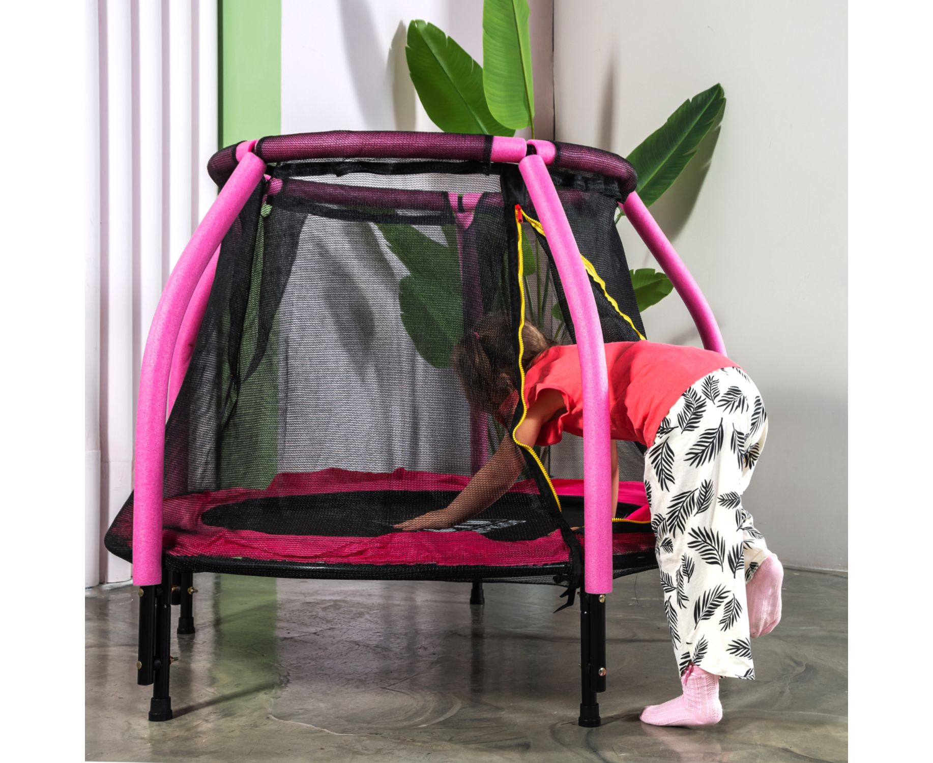 Батут DFC Jump kids 48" (120см) 48INCH-JD-P розовый