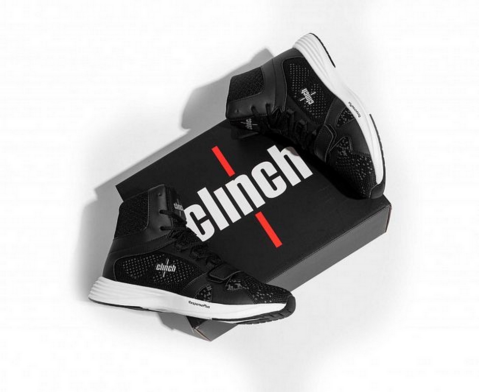 Боксерки Clinch Training C422 черно-белый