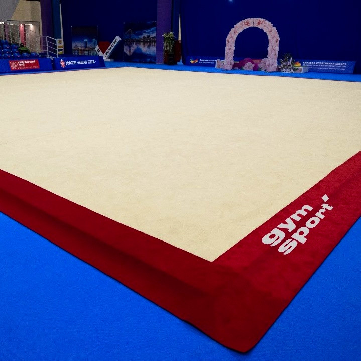Ковер гимнастический GymSport PROF PREMIUM RED 14Х14