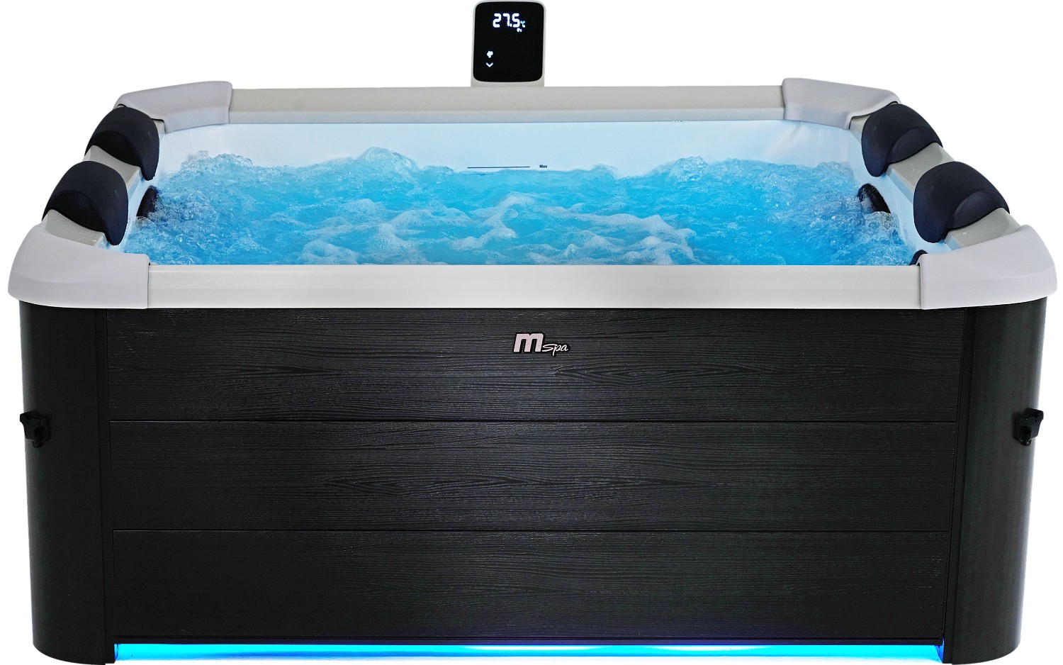 СПА-бассейн 160х160x65см MSpa Oslol 850л, квадратный, гидромассаж, аэромассаж F-OS063W