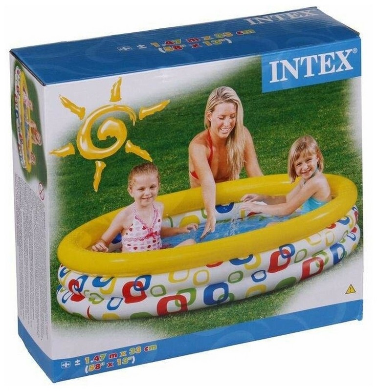 Детский надувной бассейн 147х33см Intex 58439