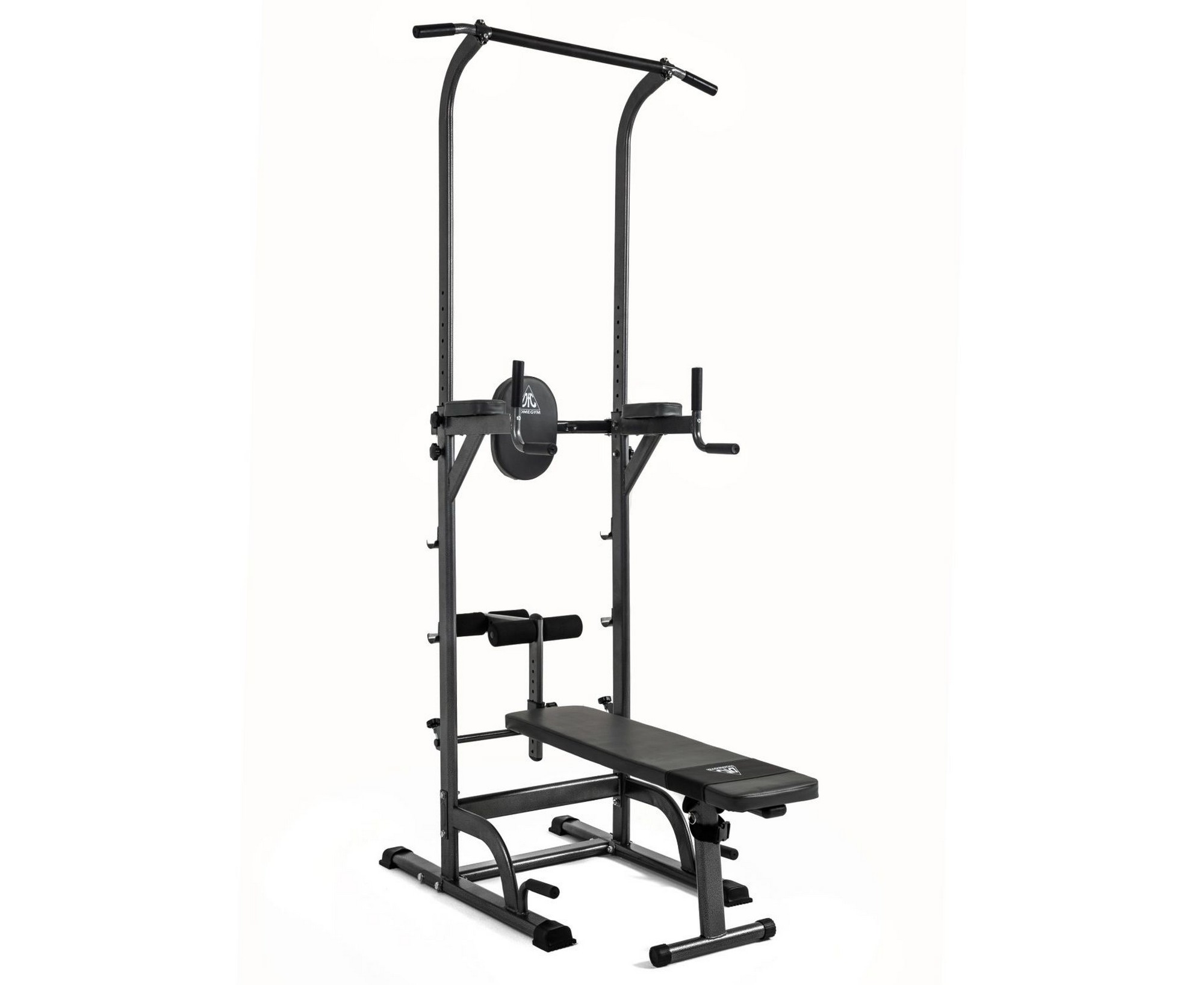 Турник-брусья со скамьей DFC Power Tower G003 | Premium Fitness