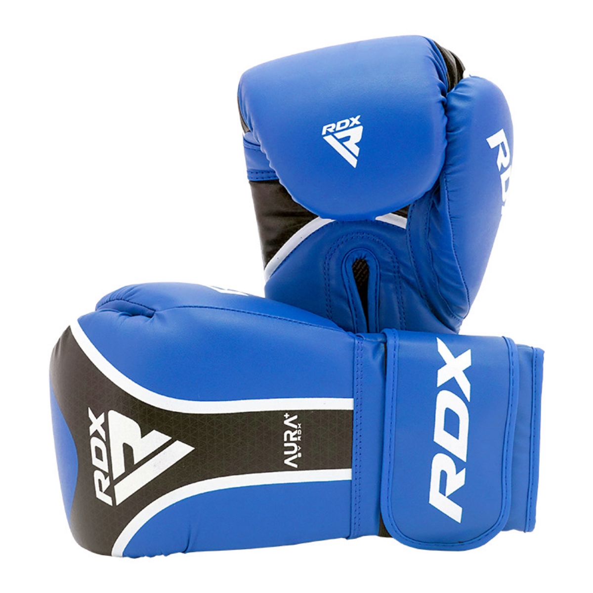 Перчатки RDX Aura Plus T-17 BGR-T17UB-16OZ+ синий\черный