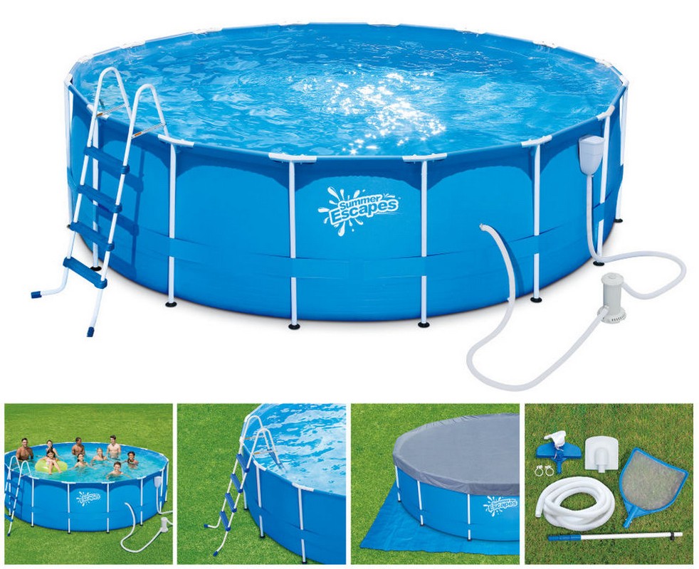 Каркасный бассейн Polygroup SummerEscapes 488х132 см P20-1652-B