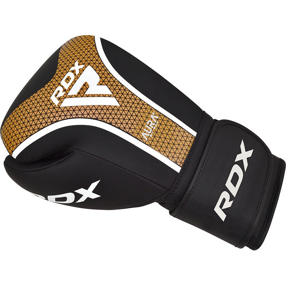Перчатки RDX Aura Plus T-17 BGR-T17BGL-10OZ+ черный\золотой