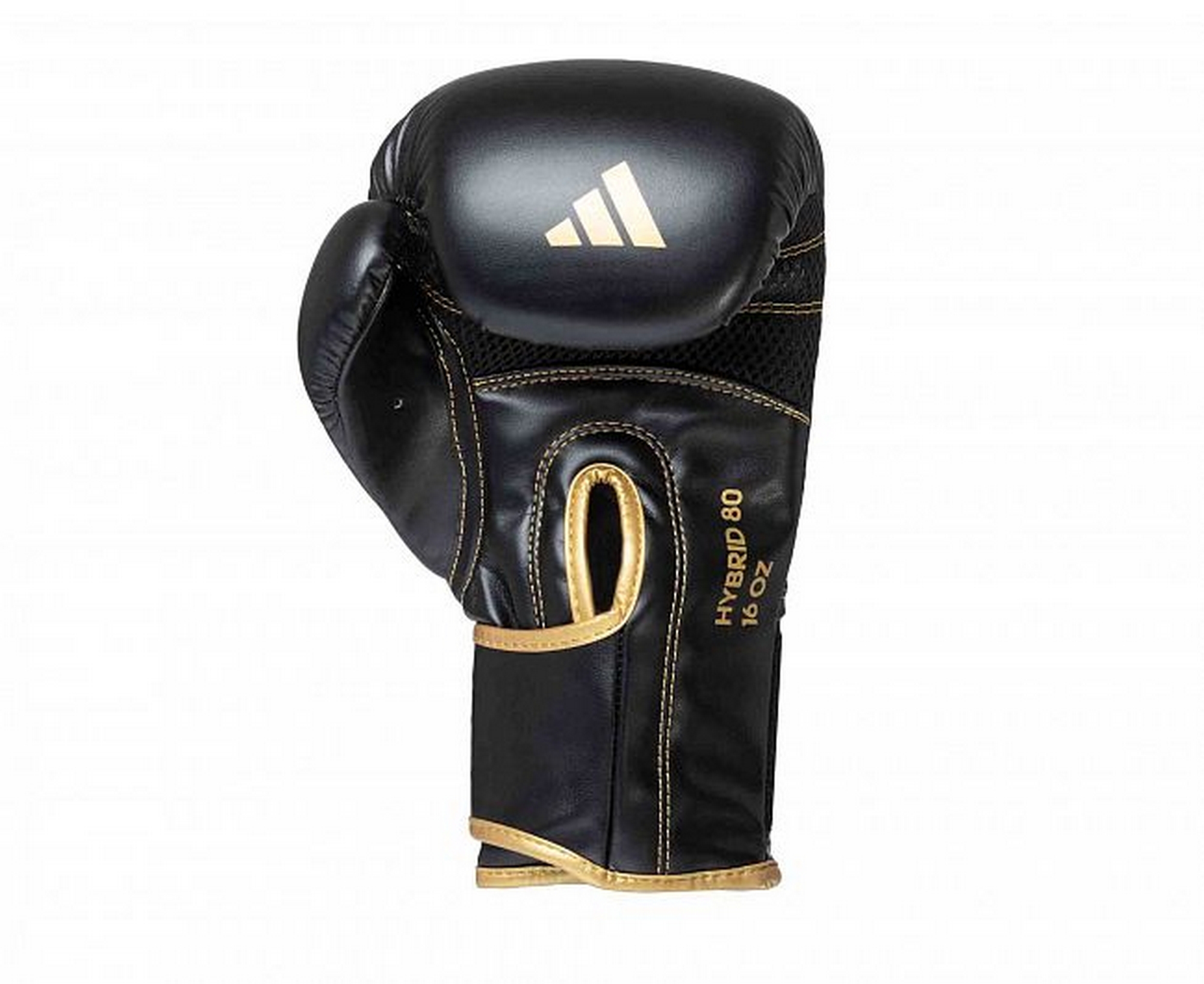 Перчатки боксерские Adidas Hybrid 80 adiH80 черно-золотой