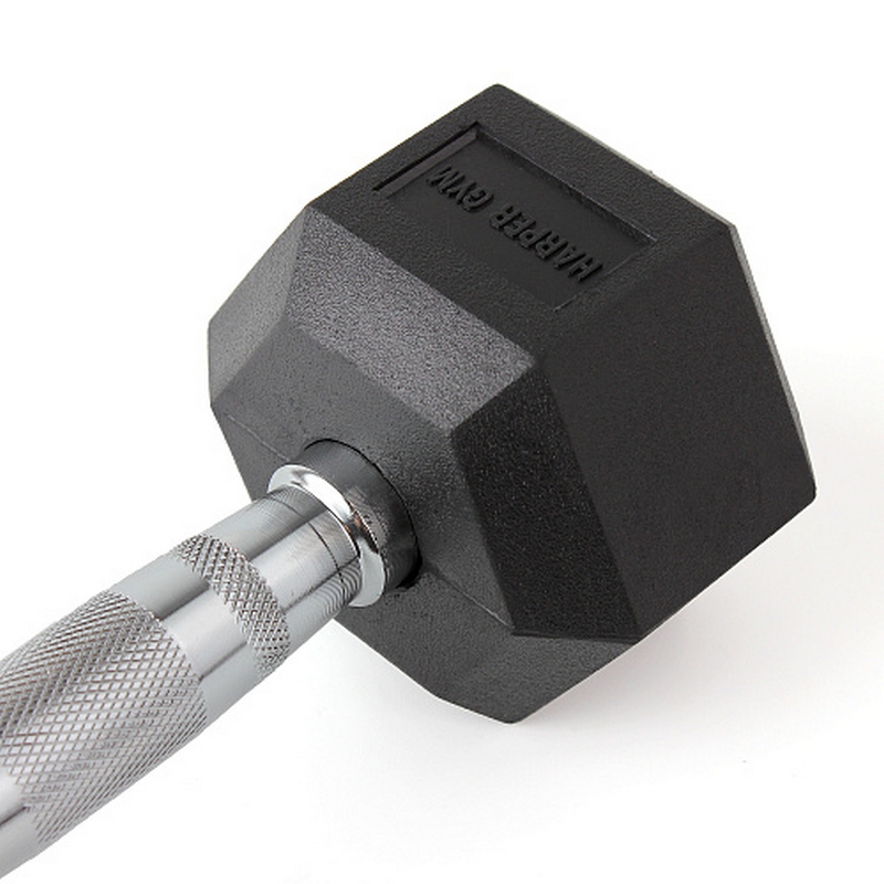Гантель шестигранная обрезиненная Harper Gym NT162