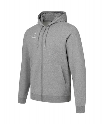 Худи на молнии Jogel ESSENTIAL Cotton FZ Hoodie, серый меланж