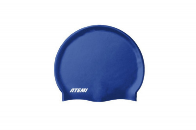 Шапочка для плавания Atemi silicone cap Strong blue TSC1BE синий