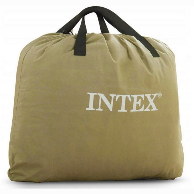 Надувная кровать Intex Prime Comfort Elevated 99х191х51см, встроенный насос 220V 64162