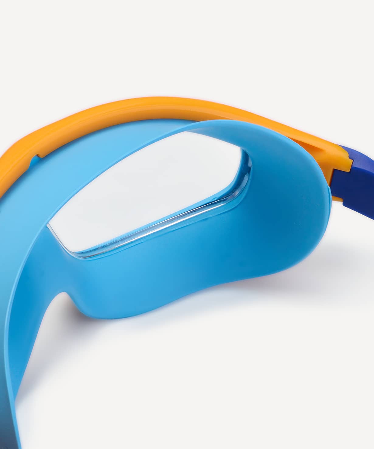 Очки-маска для плавания с берушами, детский 25DEGREES Fusion Navy\Blue\Orange