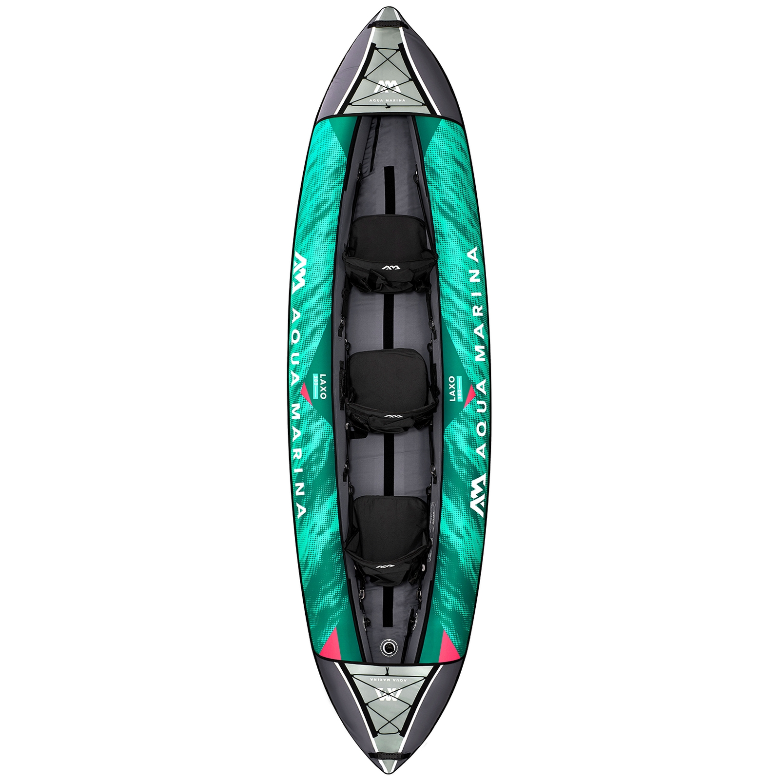 Надувная байдарка 380x90см, весла, сиденья, киль, сумка, до 210кг Aqua Marina Laxo-380 1 LA-380