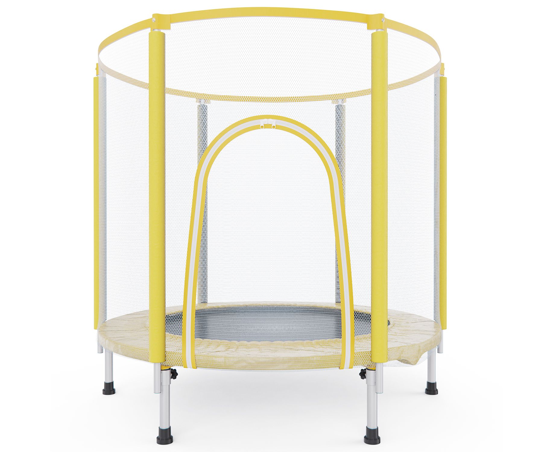 Батут детский, 40" с сеткой DFC FOLDING TKIDS40Y желтый
