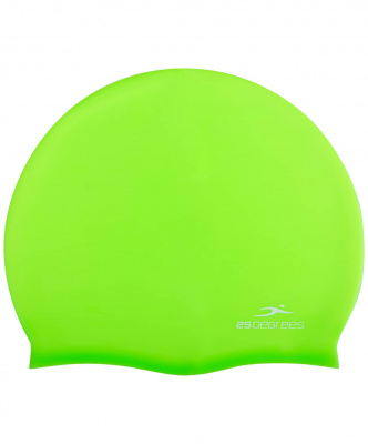 Шапочка для плавания 25DEGREES Nuance Green, силикон, детский