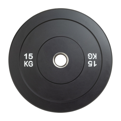 Диск бамперный 51мм, обрезиненный 15кг VictoryFit VF-D51150
