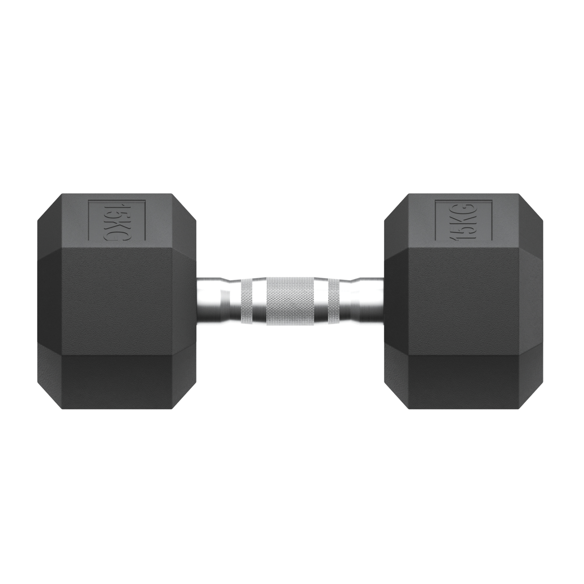 Гантель гексагональная обрезиненная 15 кг UnixFit DBHEX15x2 2 шт