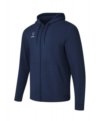 Флисовое худи на молнии Jogel ESSENTIAL Cotton Fleece FZ Hoodie, темно-синий