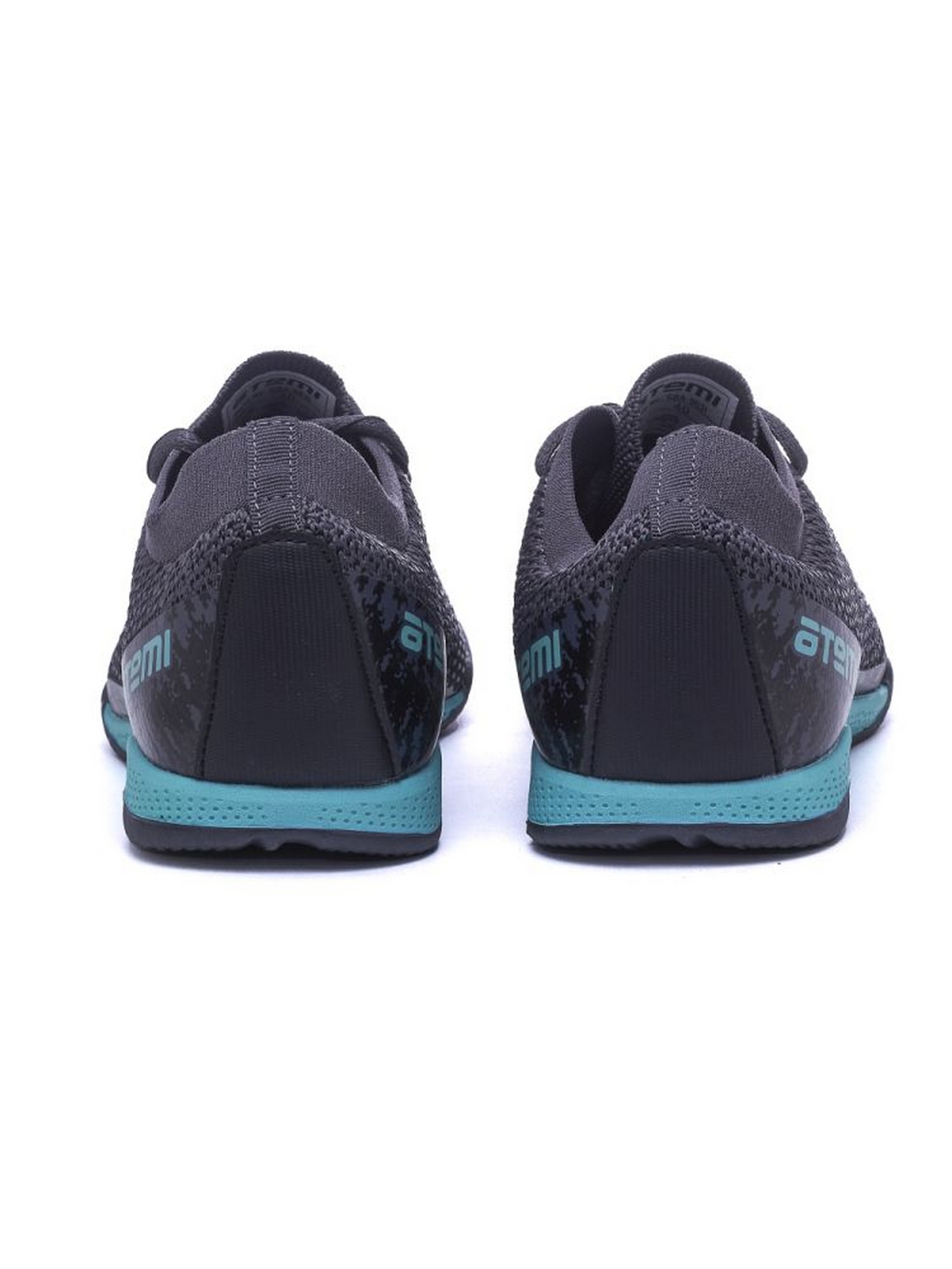 Бутсы футбольные Atemi INDOOR JUNIOR SBA-003 серый\бирюзовый