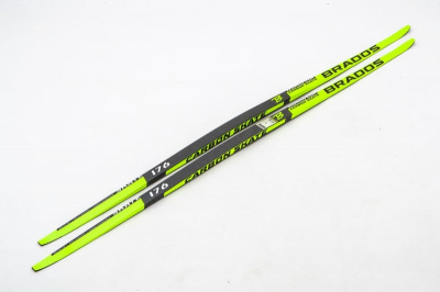 Лыжи гоночные STC BRADOS CARBON SKATE GH7200 Yellow жесткость M-1